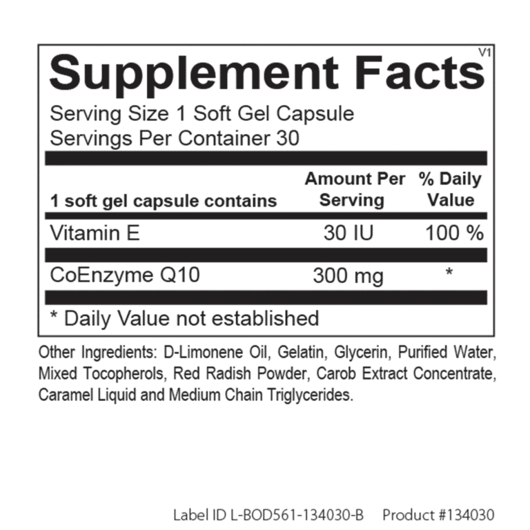 CoQ10 300 MG BodyLogicMD