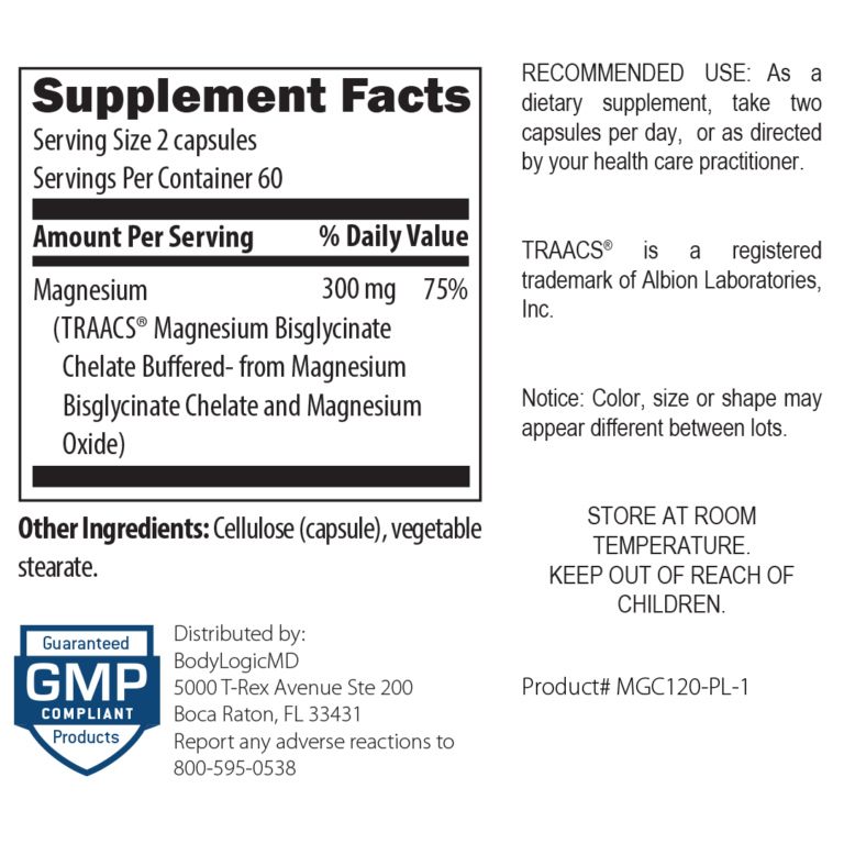 Magnesium Buffered Chelate BodyLogicMD