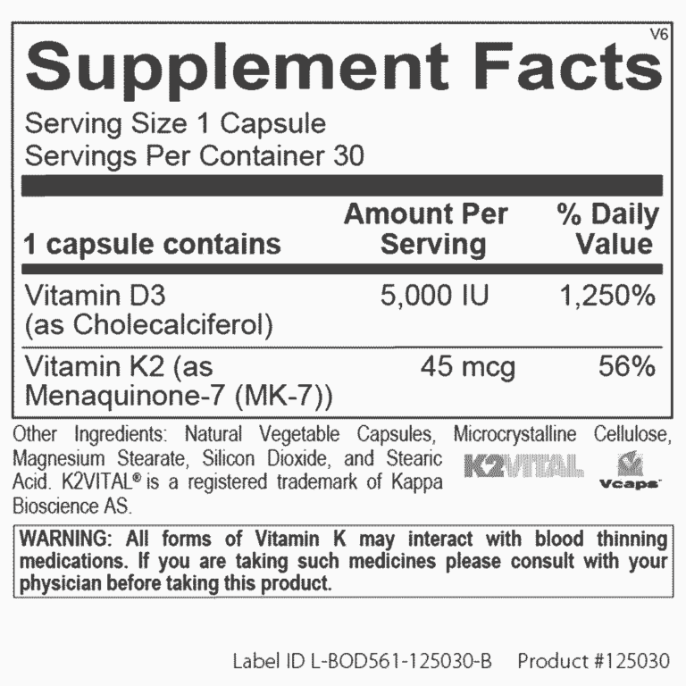 Vitamin K2 with D3 BodyLogicMD