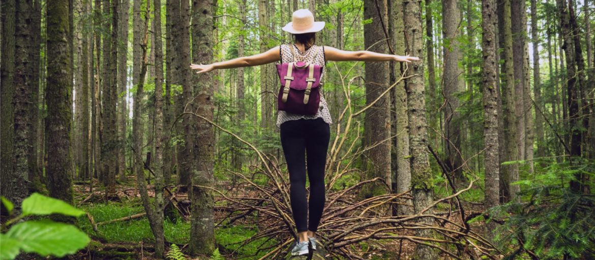 woman-in-forest