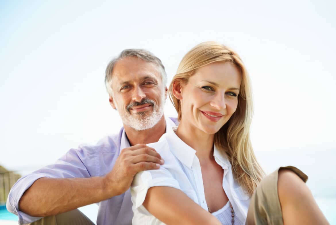 Healthy couple spending time together